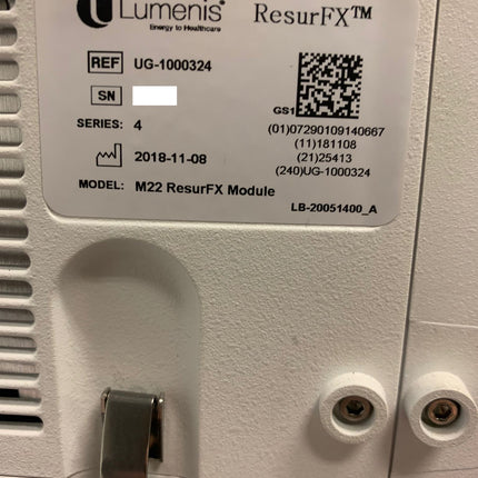 2018 Lumenis M22 /w IPL, QSwitched Nd:YAG, and ResurFX for Sale *Low Counts*
