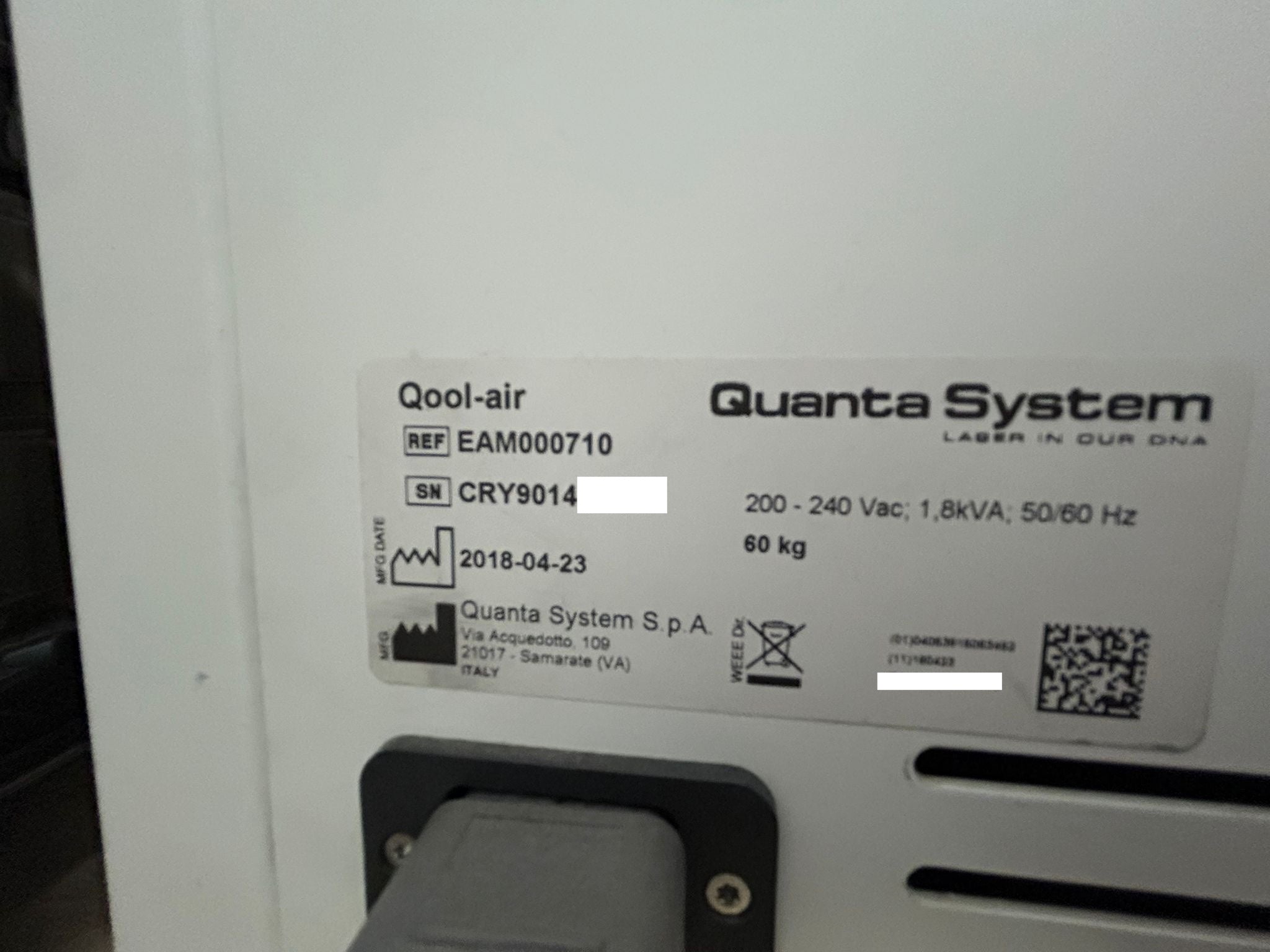 2018 Quanta Thunder MT /w chiller for Sale