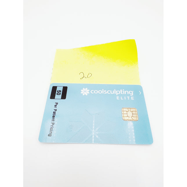 20 Cycle Coolsculpting Elite Light Blue Card For Sale