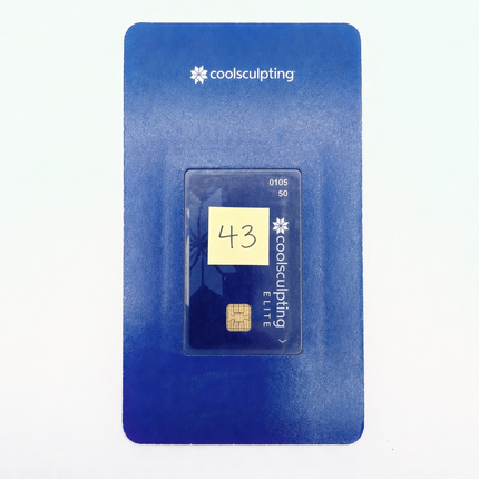 43 Cycle Allergan Coolsculpting Elite Treatment Card for Sale