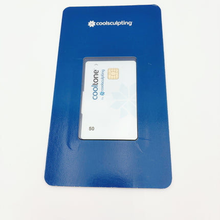 New 50 Cycle Allergan Cooltone Treatment Card for Sale
