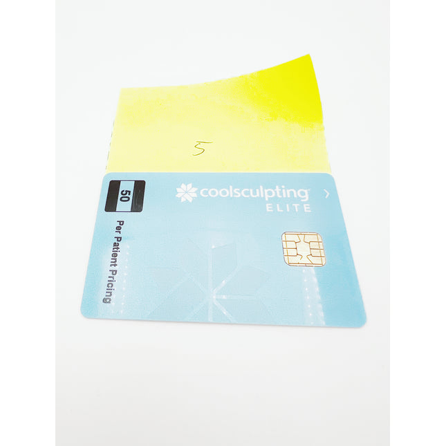 5 Cycle Coolsculpting Elite Light Blue Card For Sale
