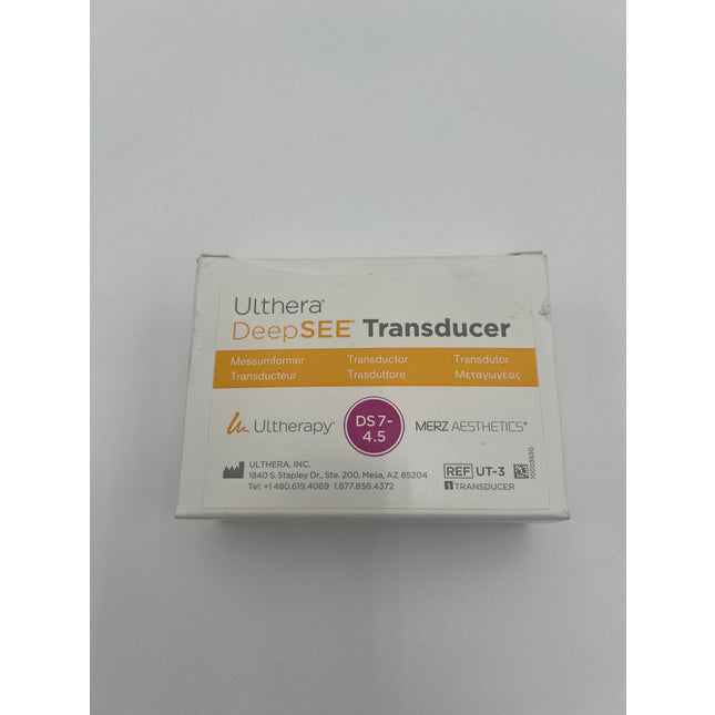 Ulthera Transducer Purple DS 7-4.5 Expired Full 2400 Lines Remaining for Sale
