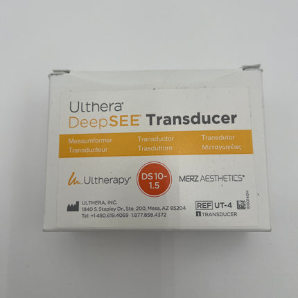 Ulthera Transducer Orange DS 10-1.5 Expired Full 2400 Lines Remaining for Sale