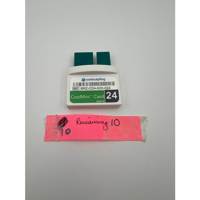 Allergan/Zeltiq CoolMini Card with 10 Cycles for Sale