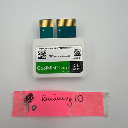 Allergan/Zeltiq CoolMini Card with 10 Cycles for Sale