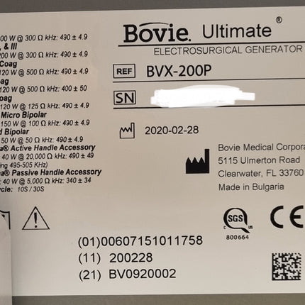 2020 Bovie Apyx Renuvion Jplasma System for Sale