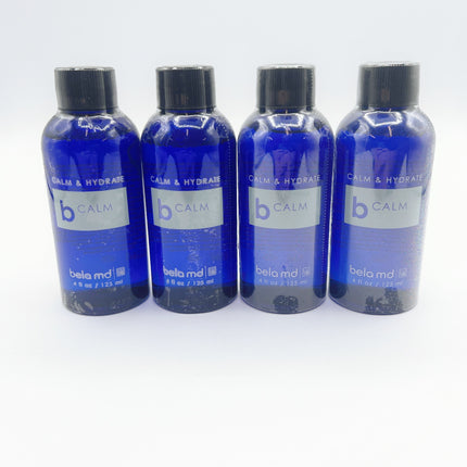 4 Bottles of Bela MD BCalm Calm & Hydrate Serum for Diamondglow/Dermalinfusion for sale